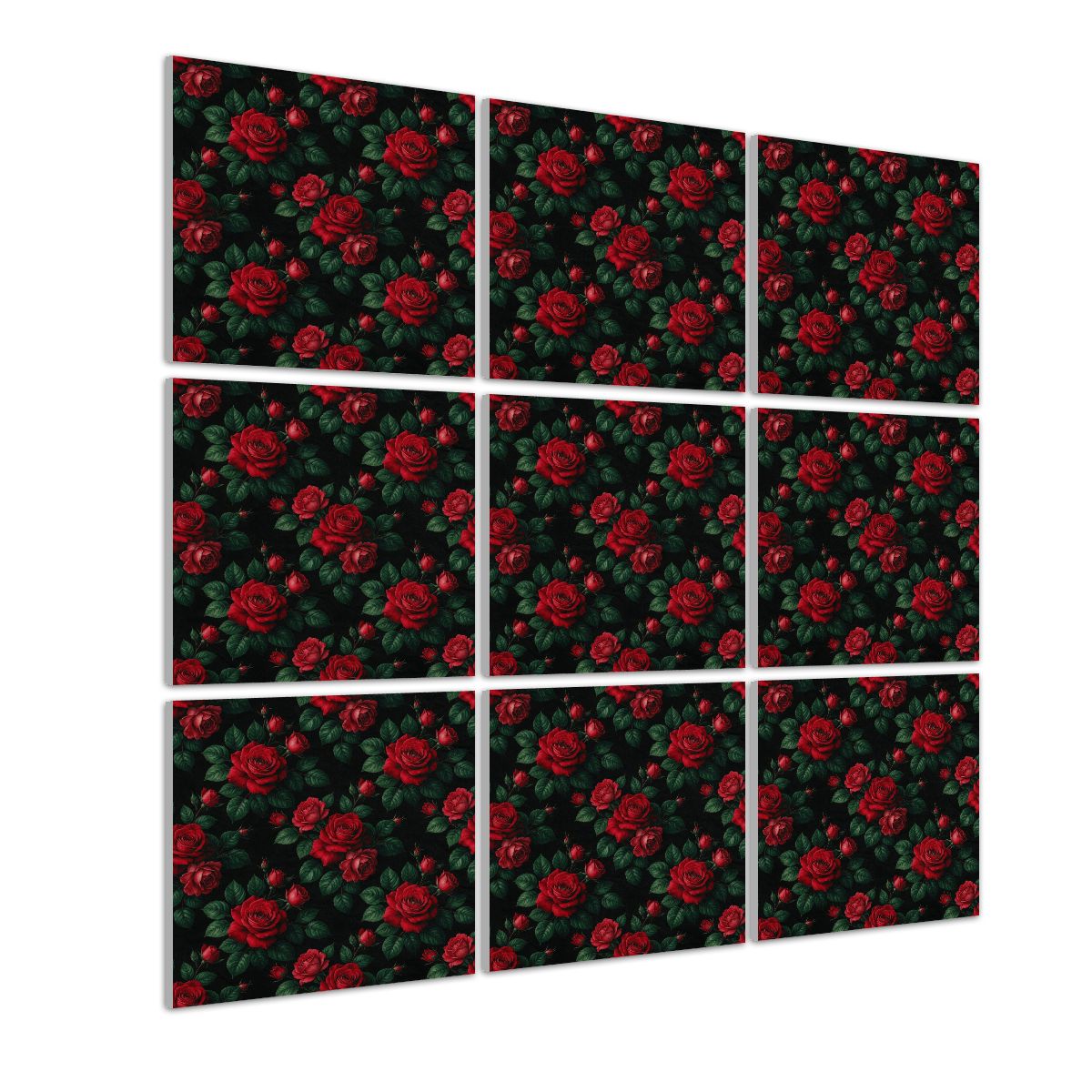 Roze Czerwone — Acoustic panels, 9 pcs