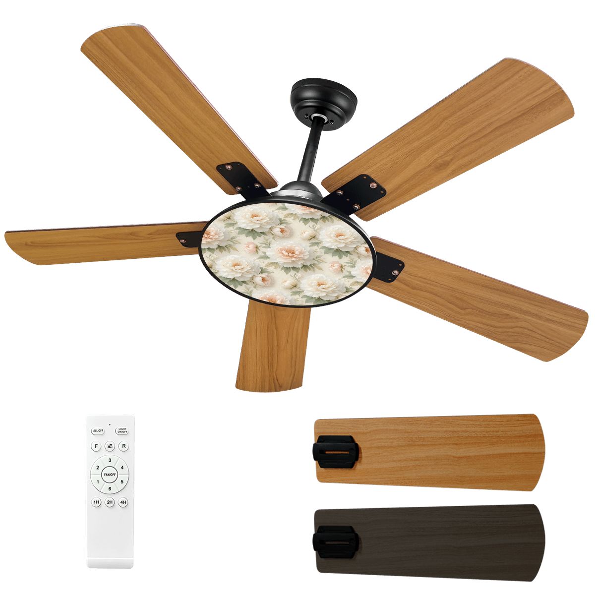 Peonie Biala — Ceiling fan
