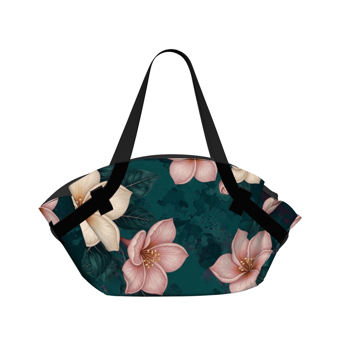 Foldable Picnic Blanket Tote Bag 10plumeriatropikaop