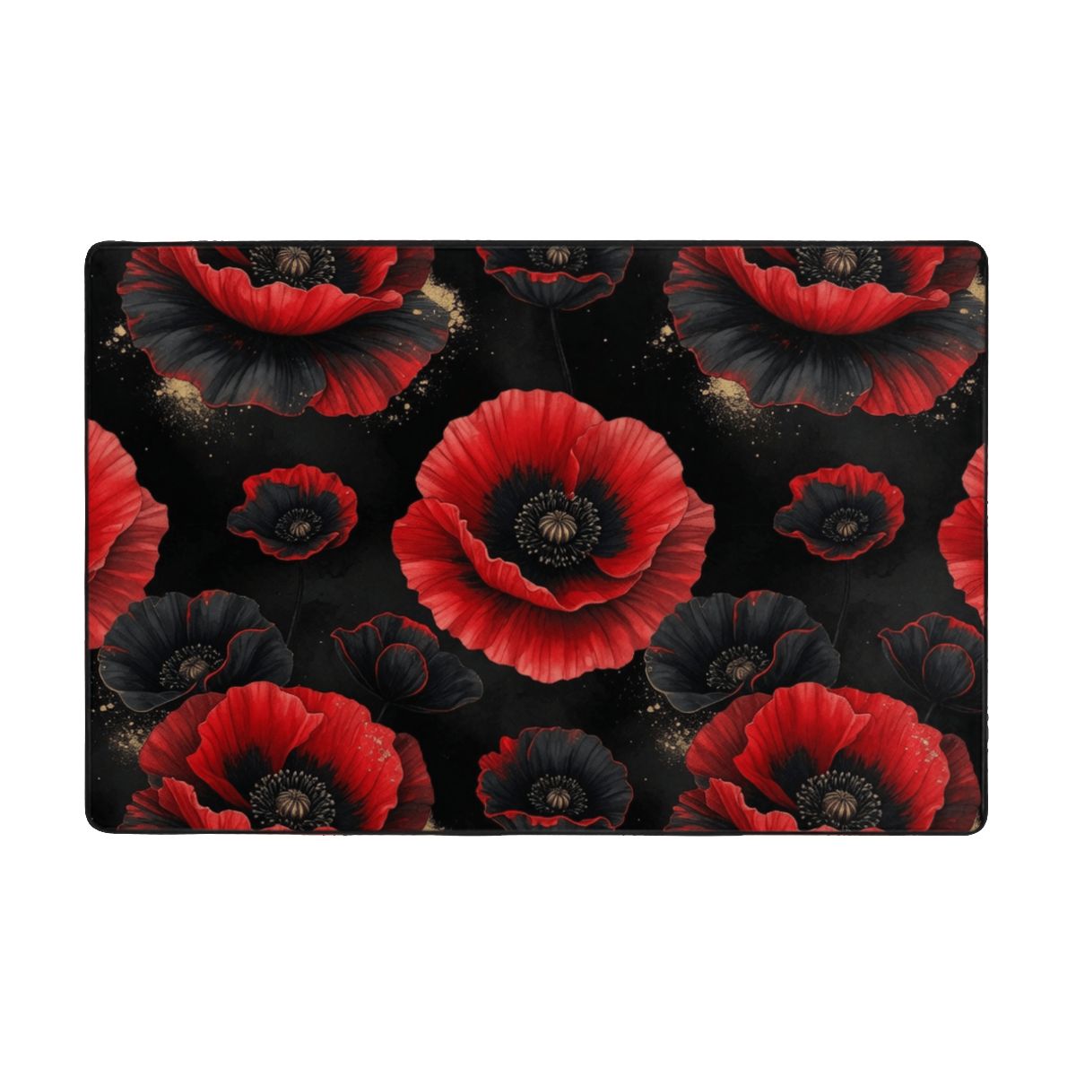 Maki Noir — Non-slip rug