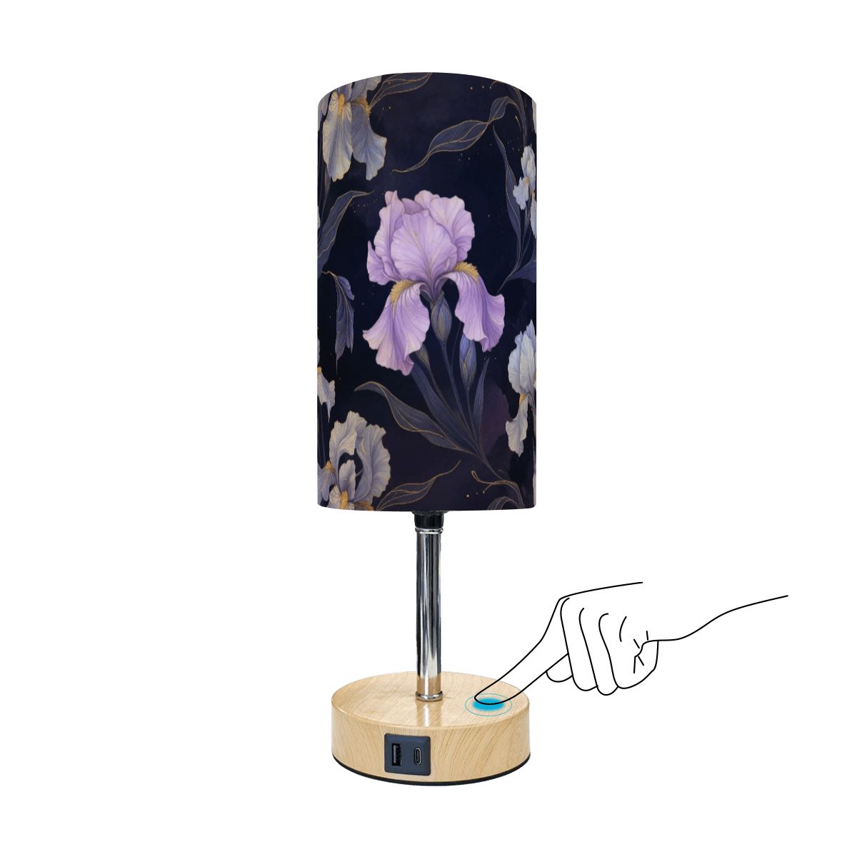 Irysy Indigo — Lampka nocna dotykowa