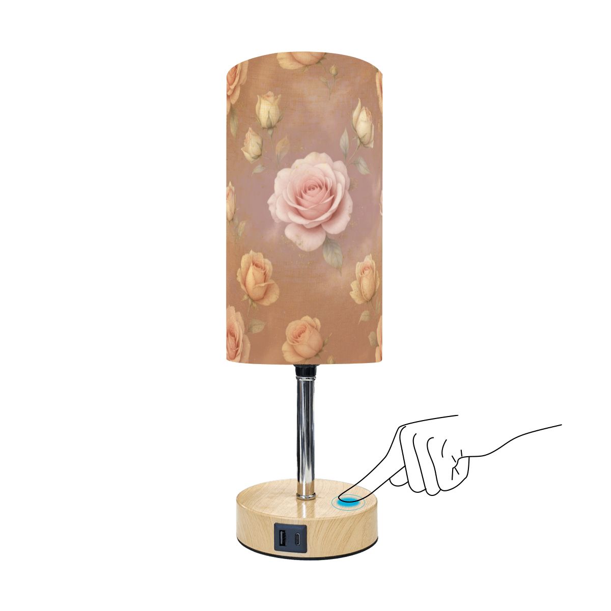 Roze Blush — Lampka nocna dotykowa