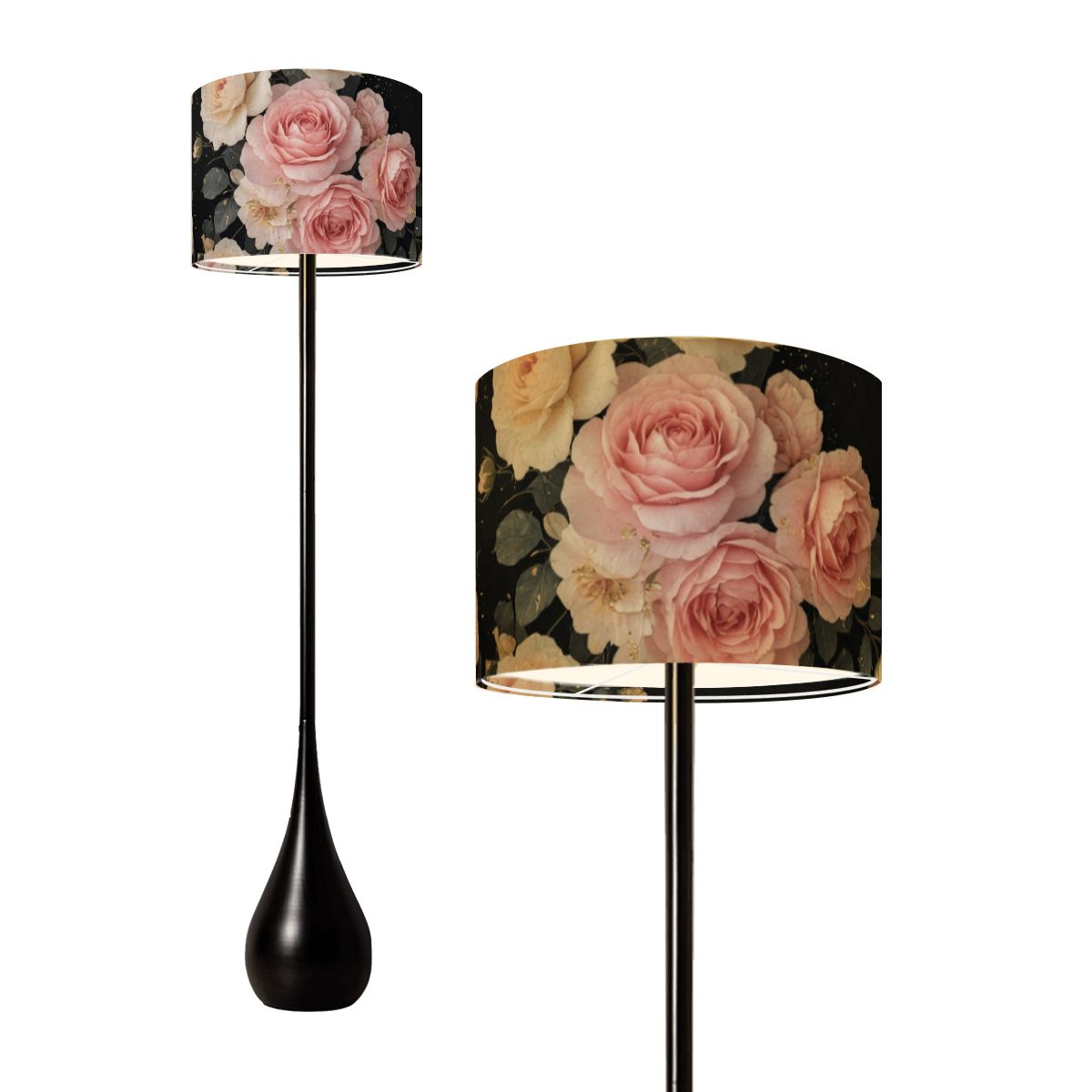 Roze Kaskada — Lampa podłogowa kropla