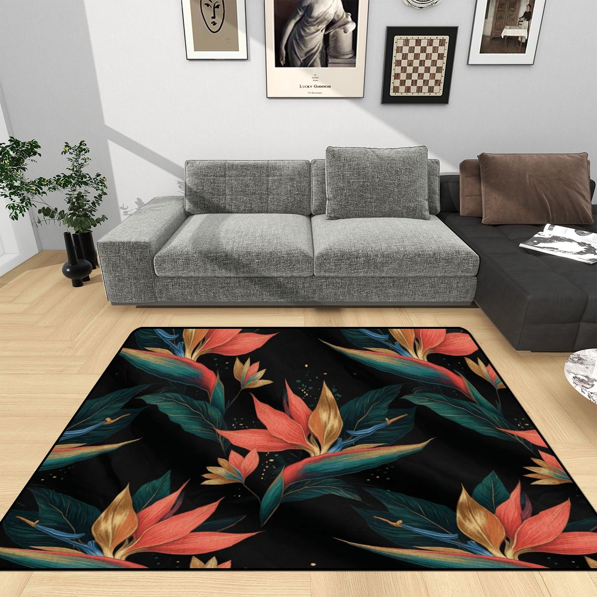 Small Area Rug Floor Carpet (3:2) 25rajskiptakaop