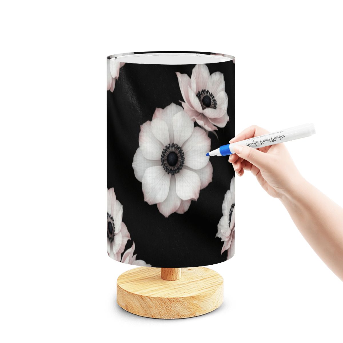 DIY Paintable Table Lamp (Made in USA) 46anemonyv2aop