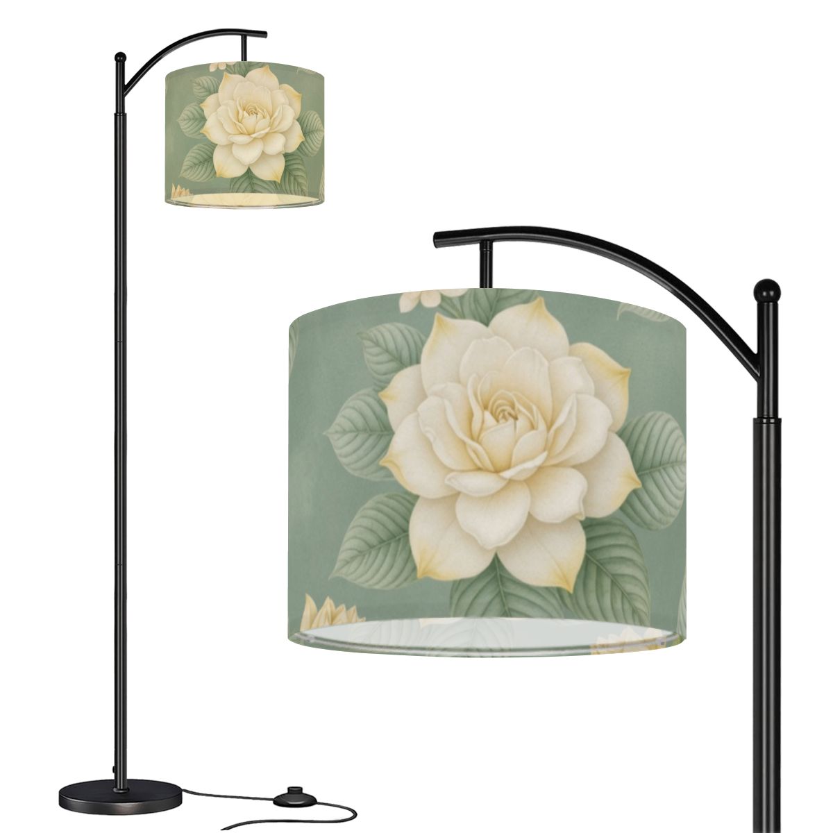 Gardenie — Lampa podłogowa łukowa
