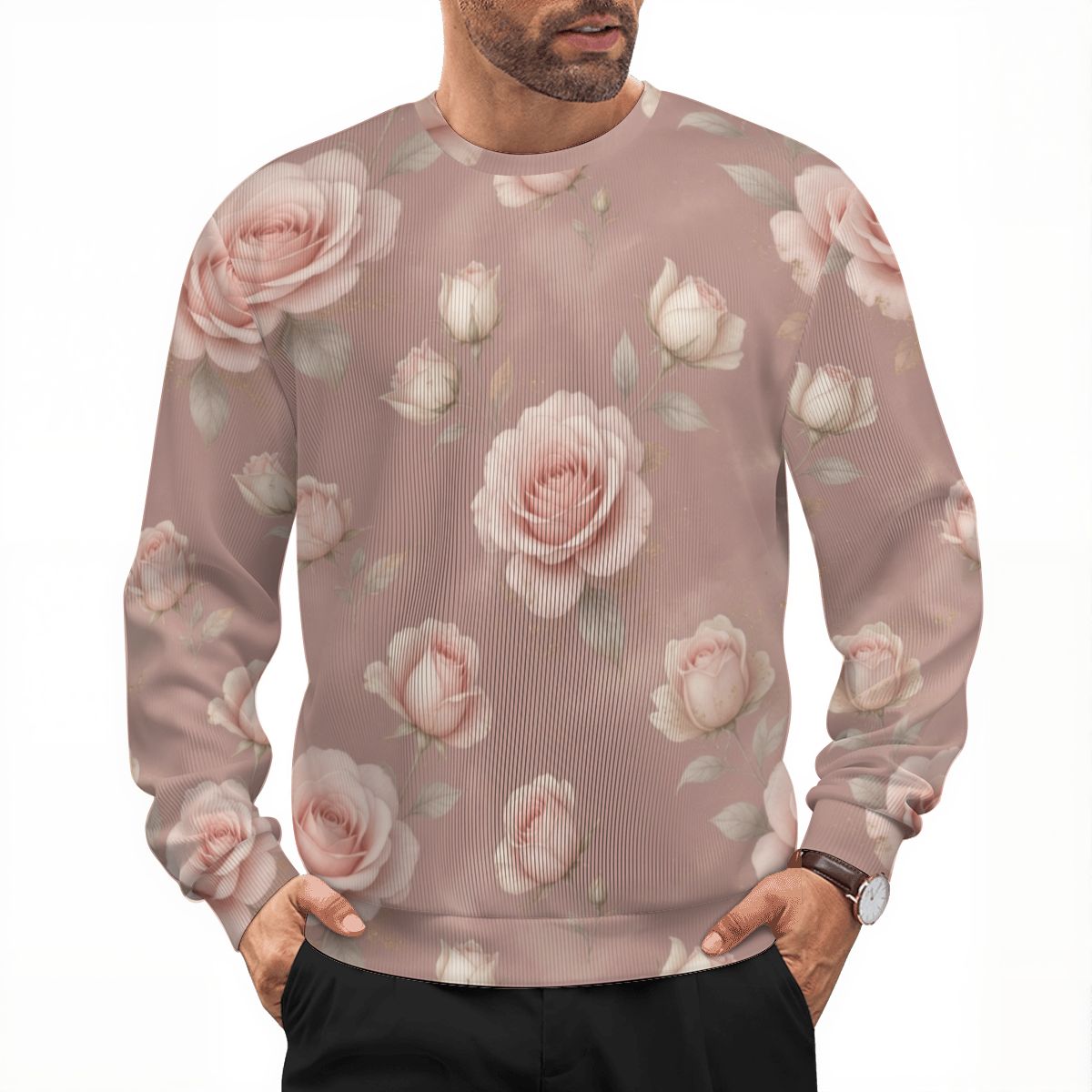Adult Oversized Thick Pullover Sweater 02rozeblushaop