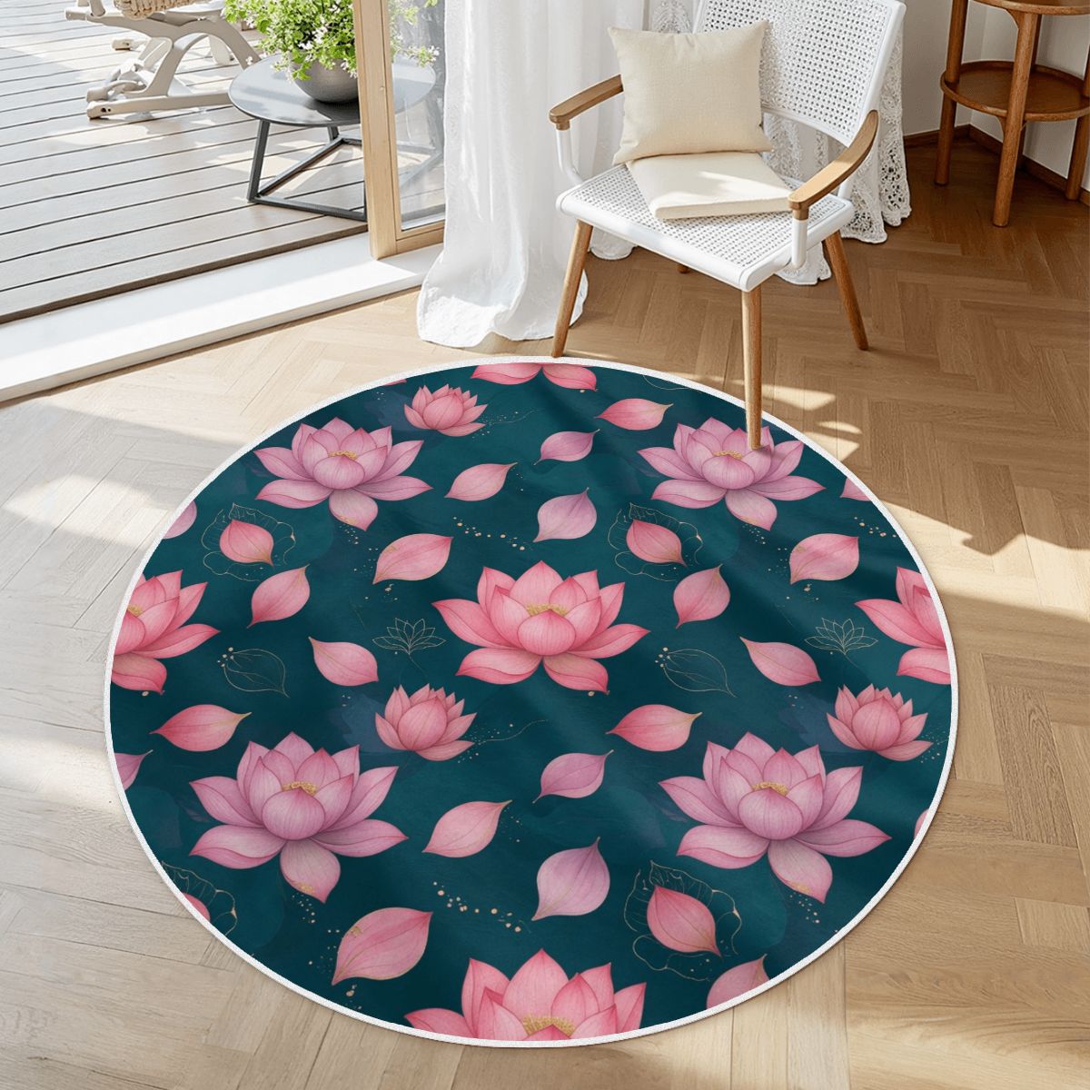 Lotosy — Round rug