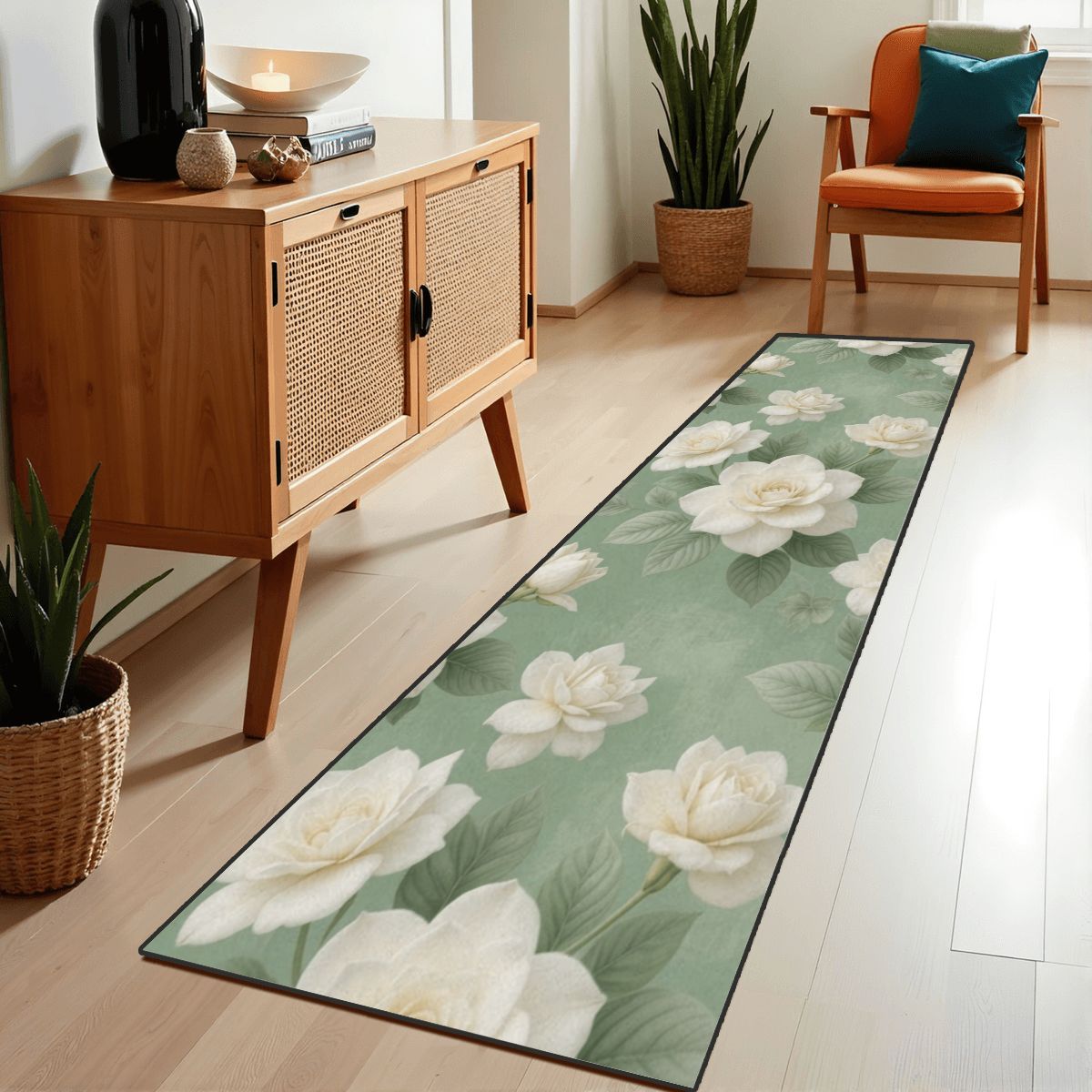 Runner Rug 24"x72" 18gardeniesageaop