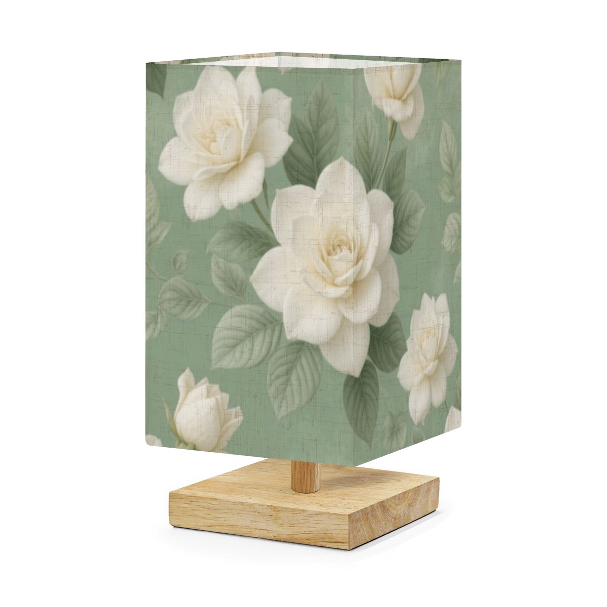 Gardenie Sage — Lampa stołowa kwadratowa