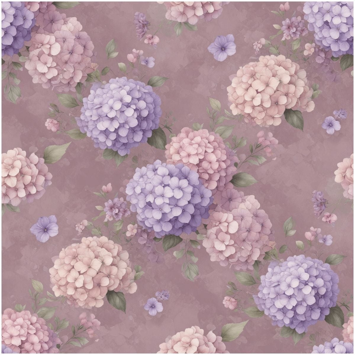 Hortensje Lawenda Ao — Shaped rug