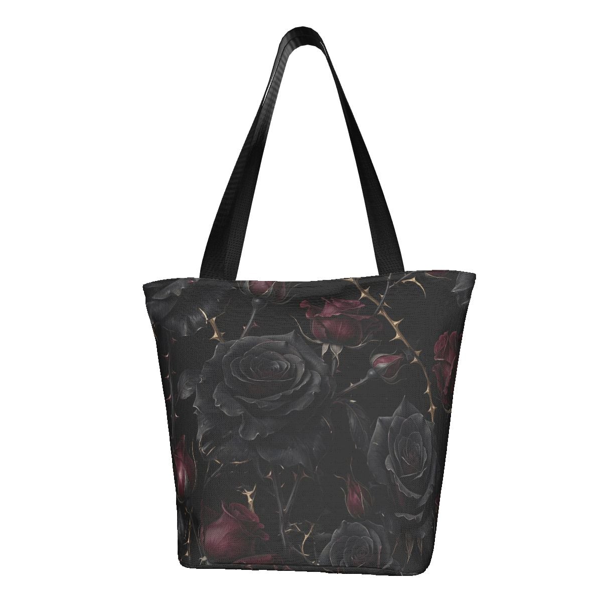 Shoulder Shopping Tote Bag for Women 09noirroseaopbezfald