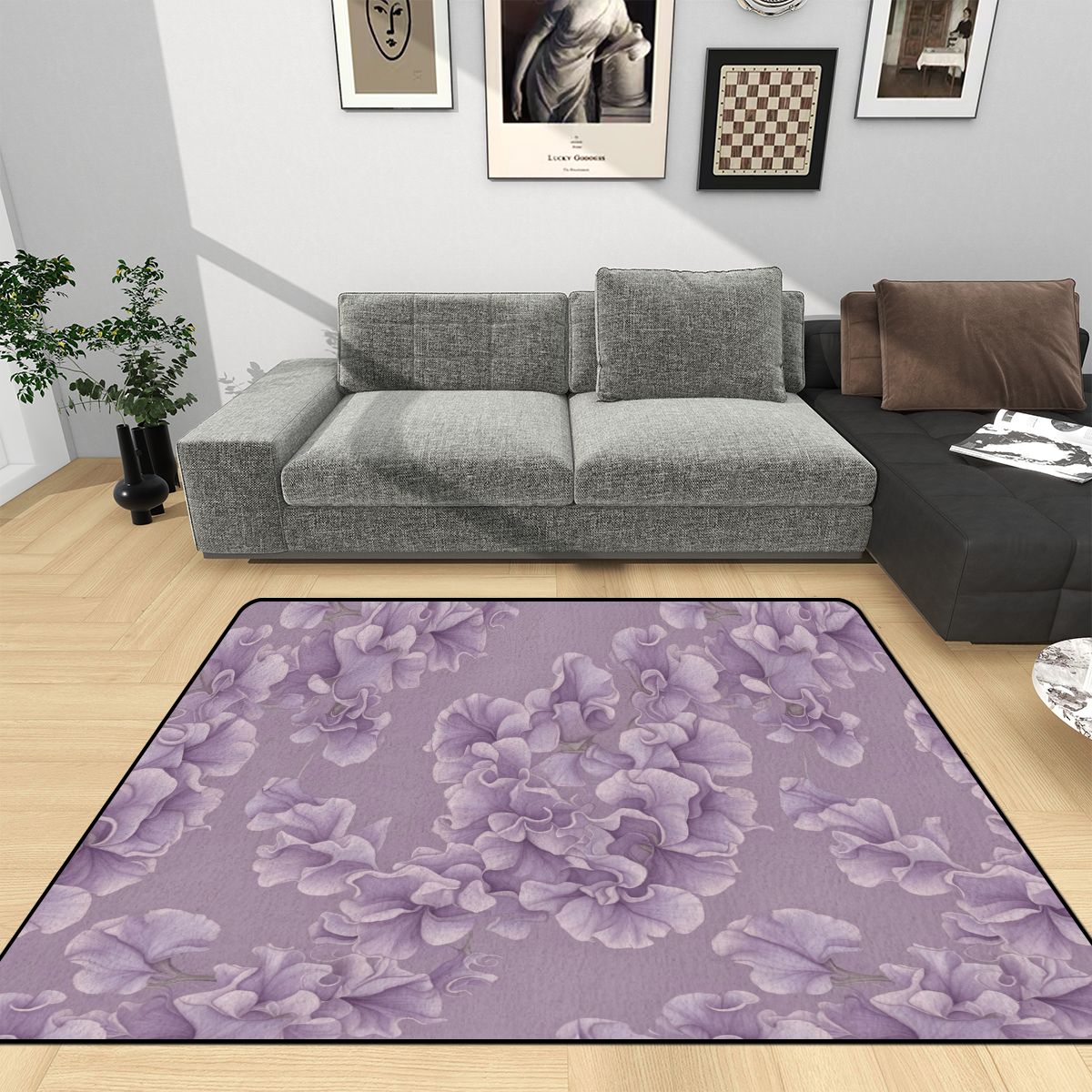 Small Area Rug Floor Carpet (3:2) 48groszekv2aop