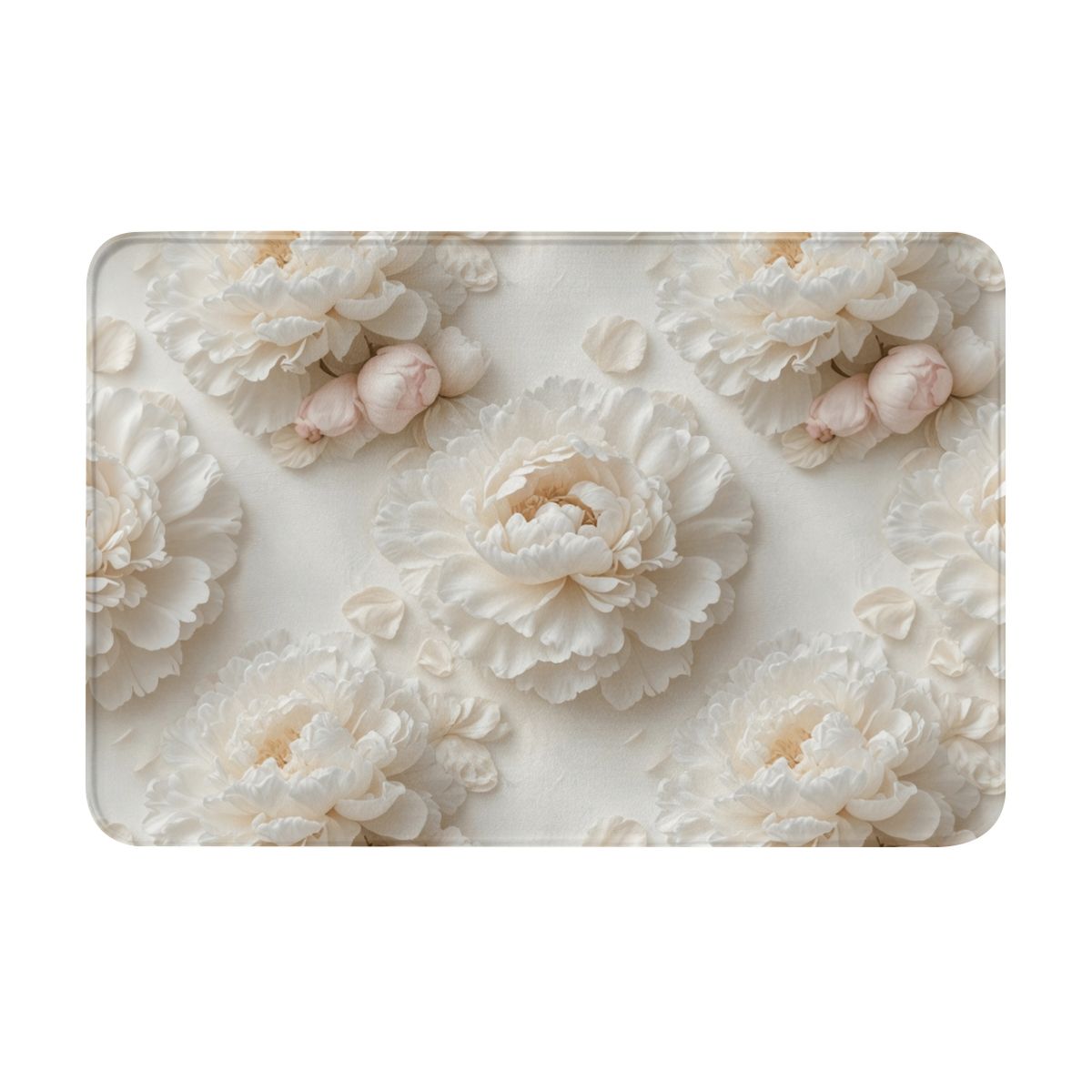 Flannel Non Slip Area Rug (3:2) 36peoniebialav2aop