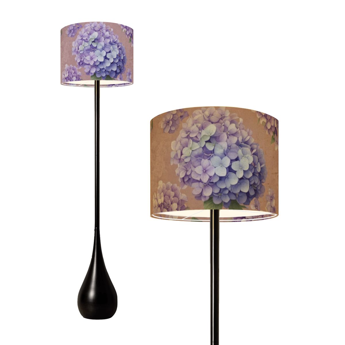 Teardrop Shaped Floor Lamp 33hortensjedenseaop