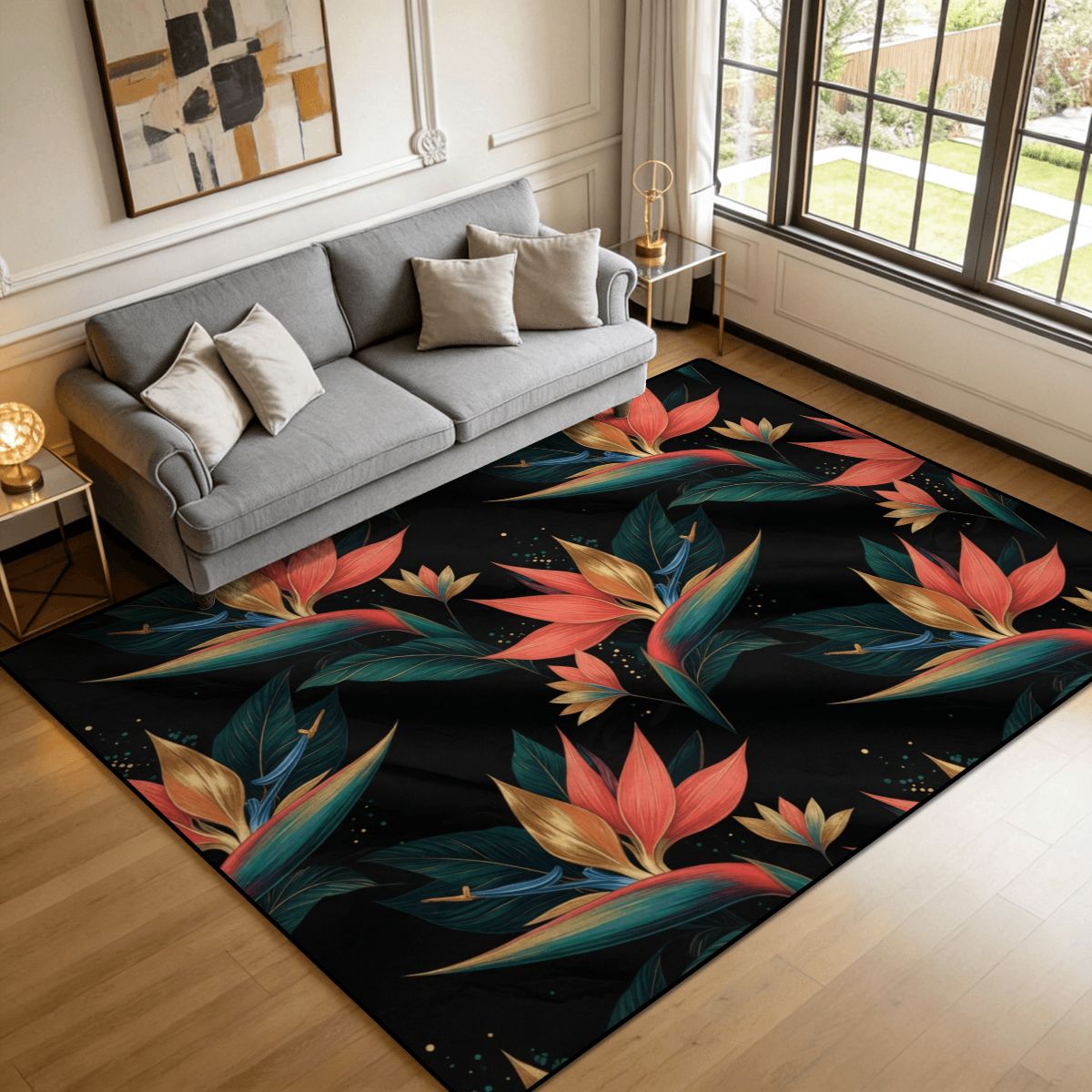 Area Rug Floor Carpet (4:3) 25rajskiptakaop