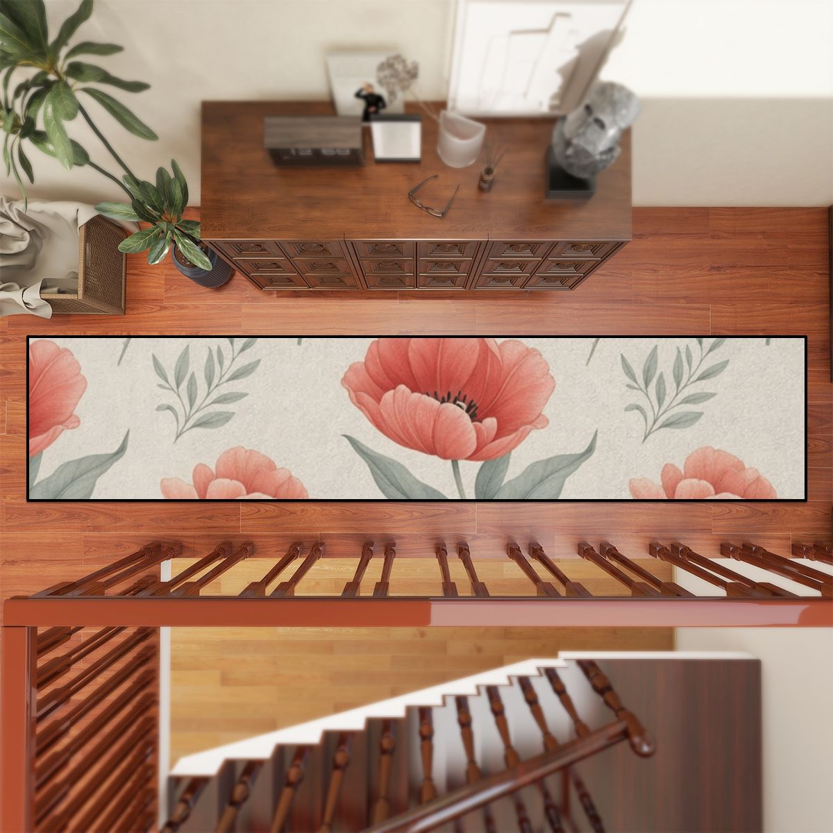 Runner Rug (5:1) 14tulipanypeachaop