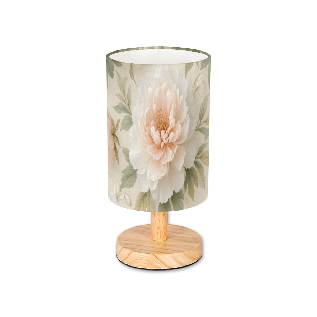Cylindrical Table Lamp 11peoniebialaaop