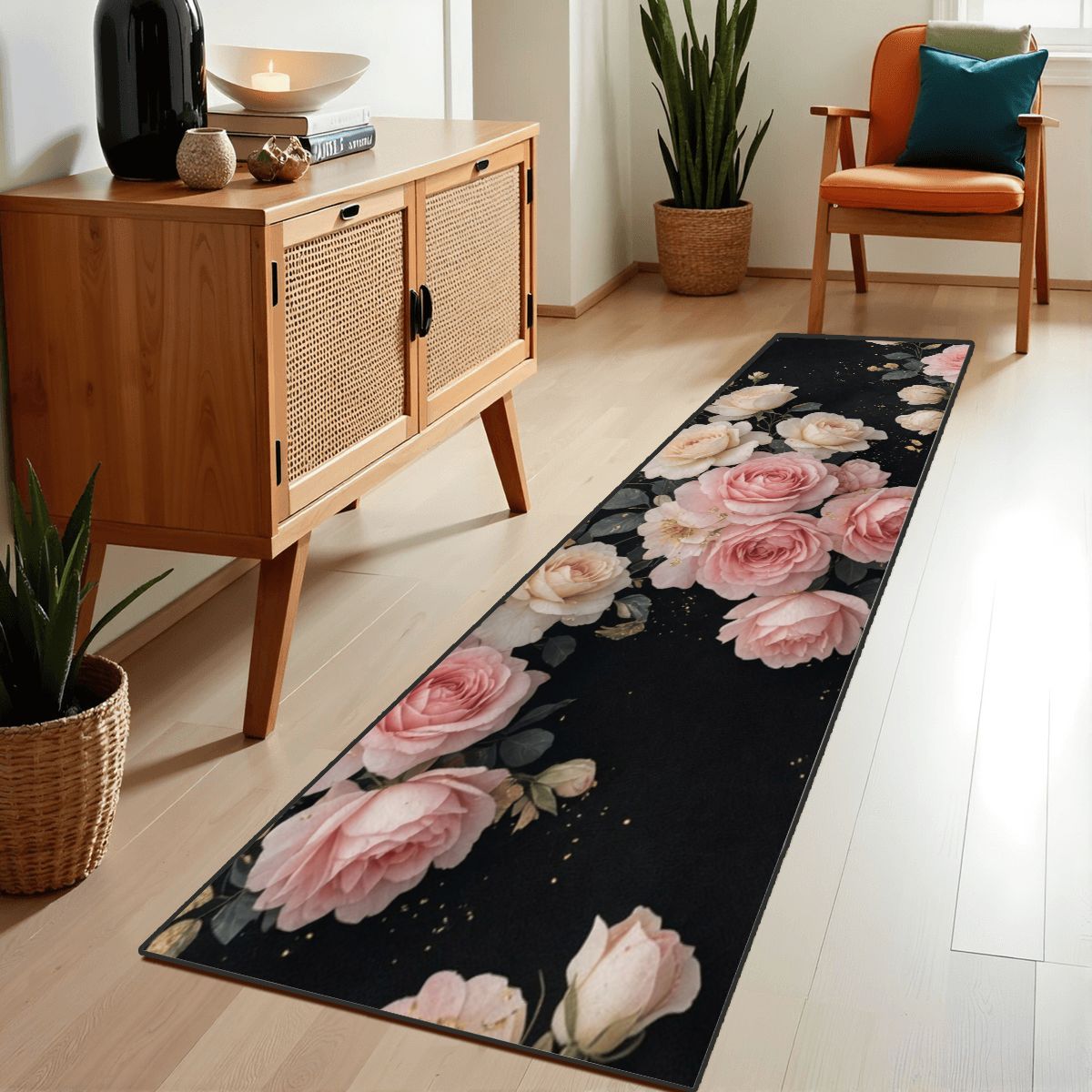 Runner Rug 24"x72" 27rozekaskadaaop