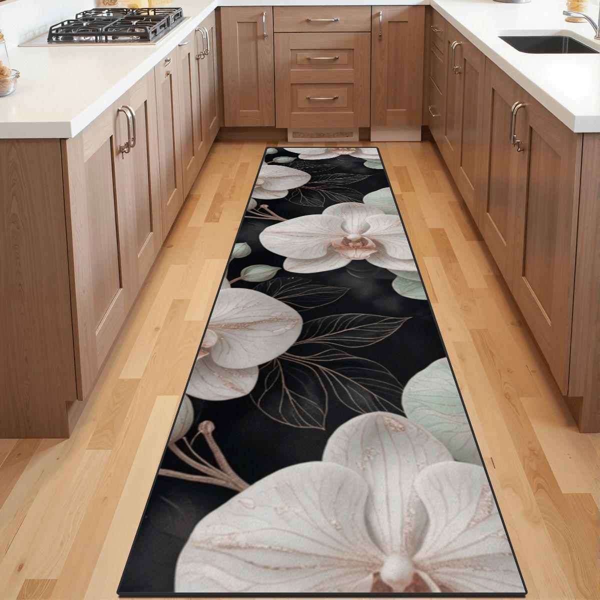 Runner Rug 24"x96" 28orchideegesteaop