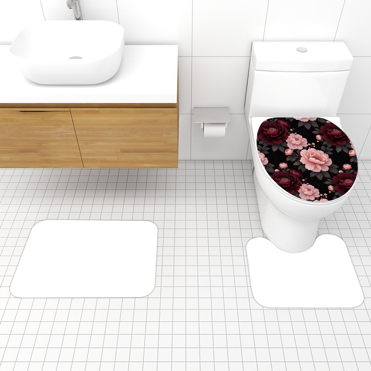 Peonie Garden — Bath mat