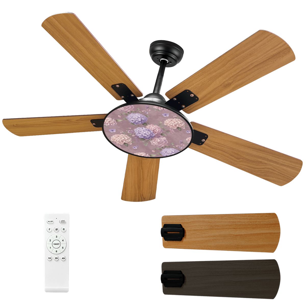 Hortensje Lawenda Ao — Ceiling fan