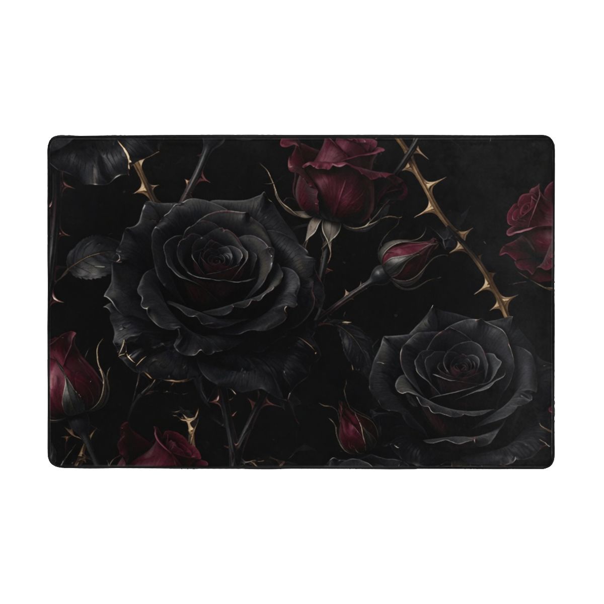 Noir Rose — Non-slip rug