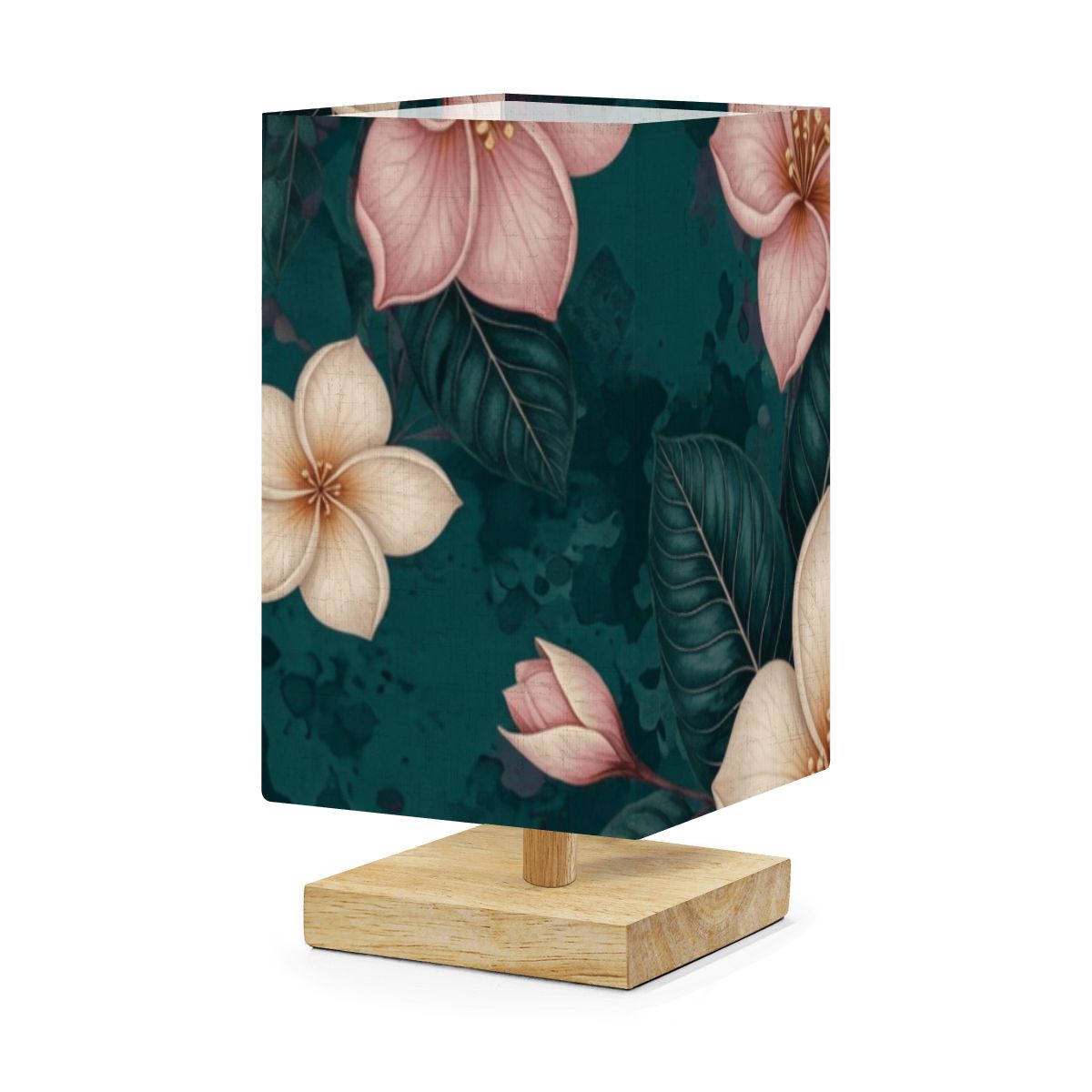 Plumeria Tropik — Lampa stołowa kwadratowa