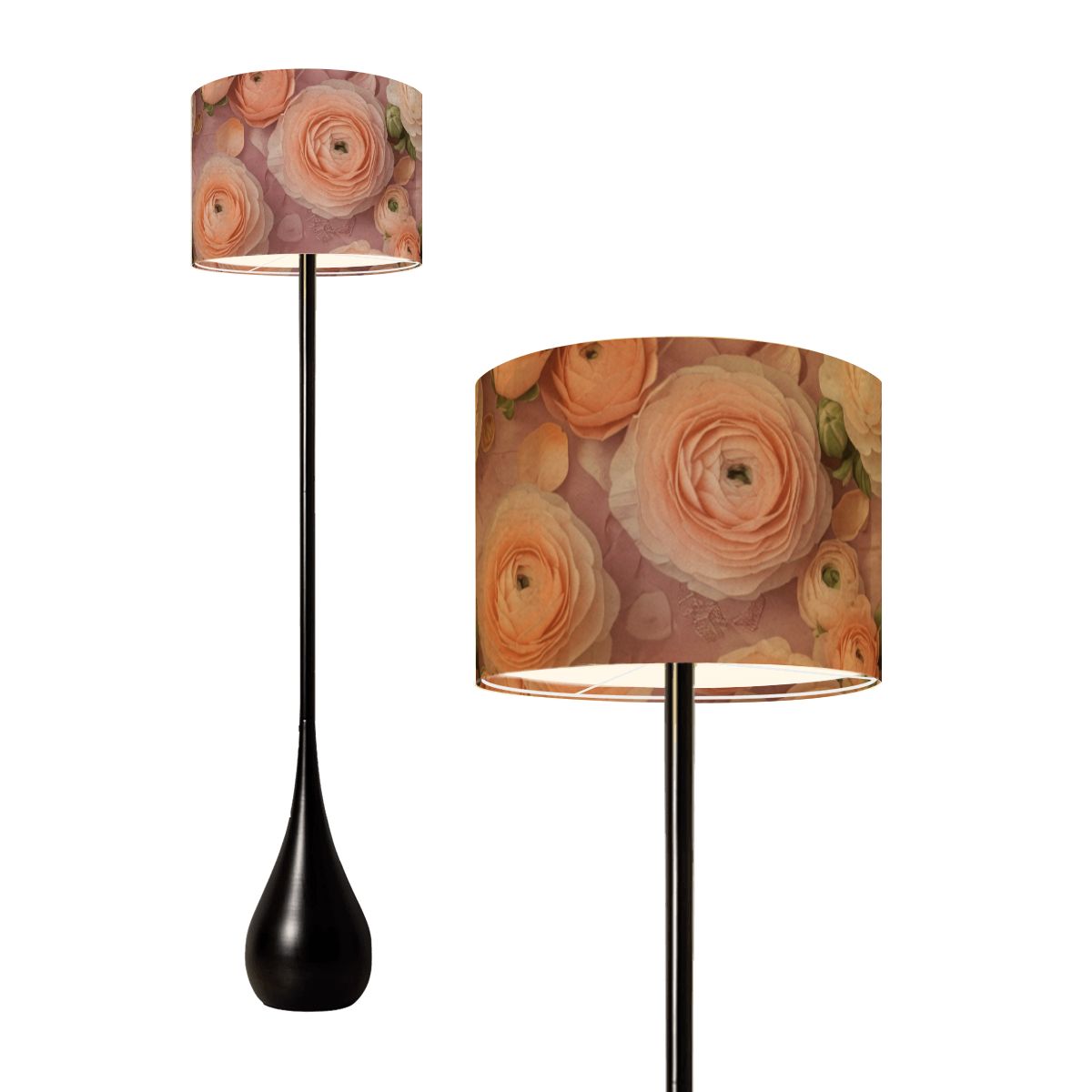 Teardrop Shaped Floor Lamp 44jaskryv2aop