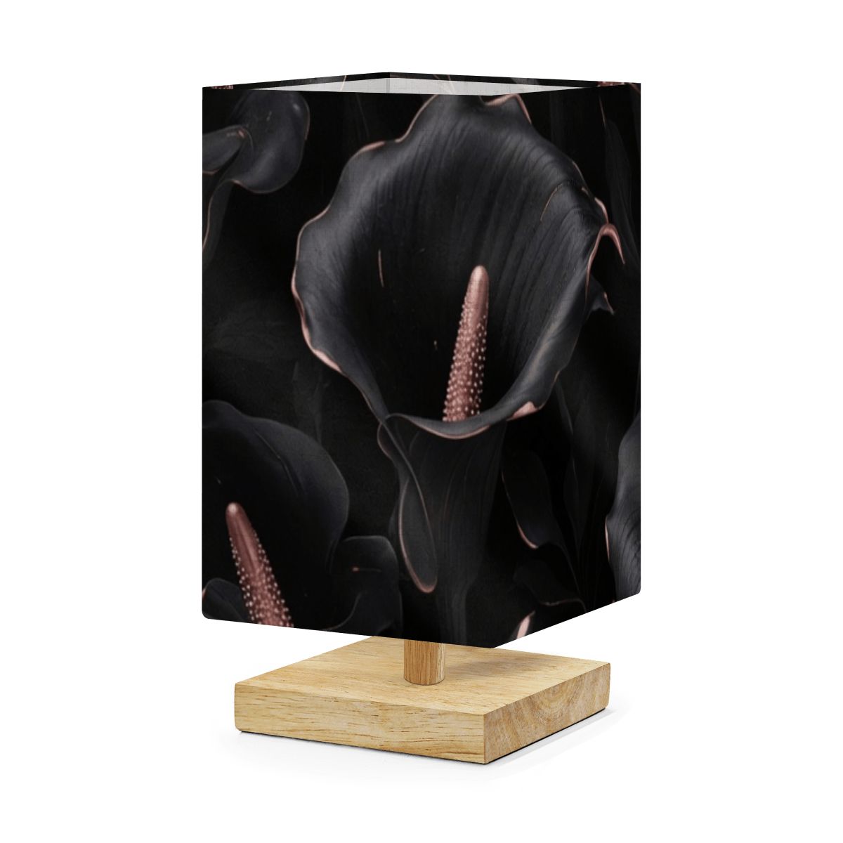Kalie Noir — Lampa stołowa kwadratowa