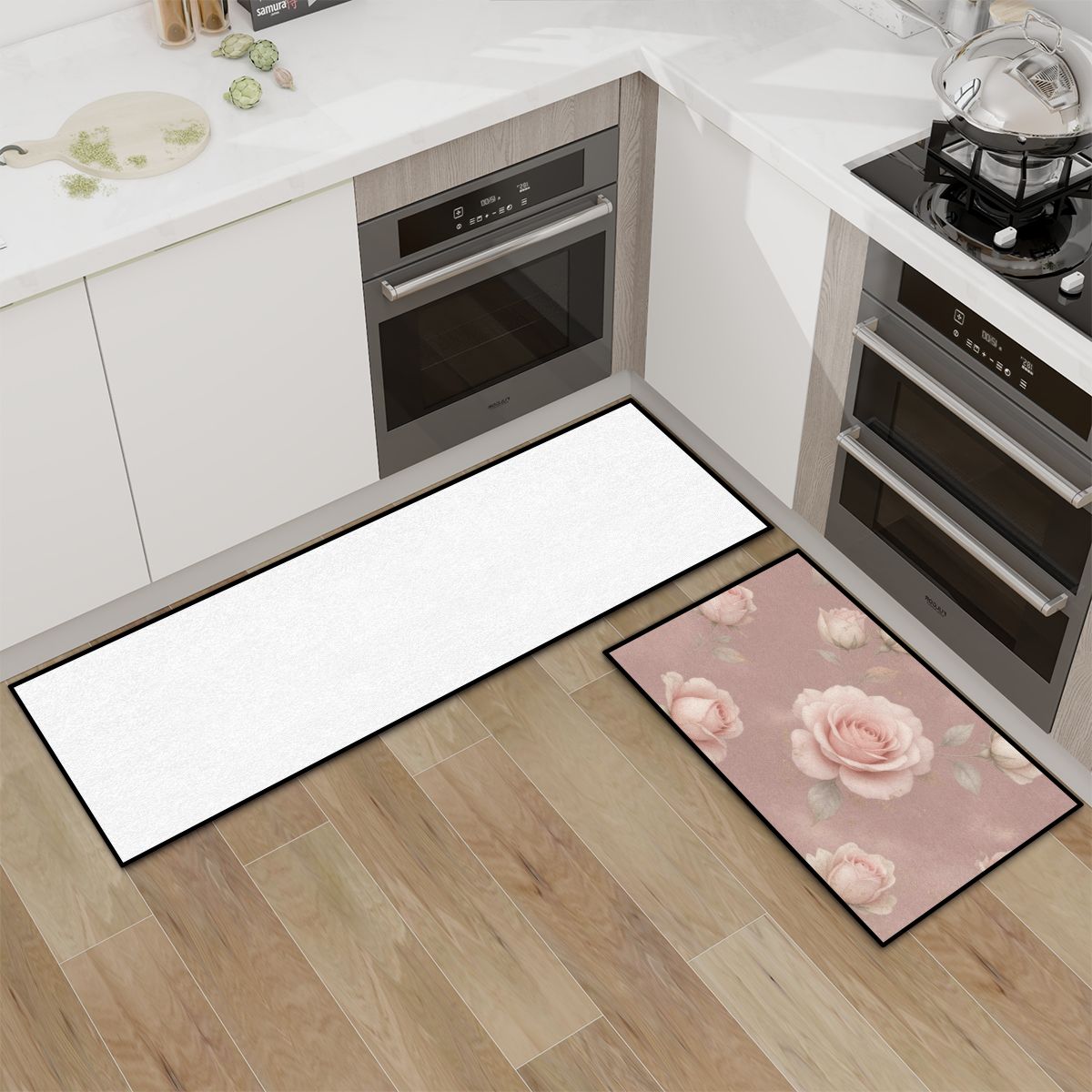 Roze Blush — Kitchen rug set