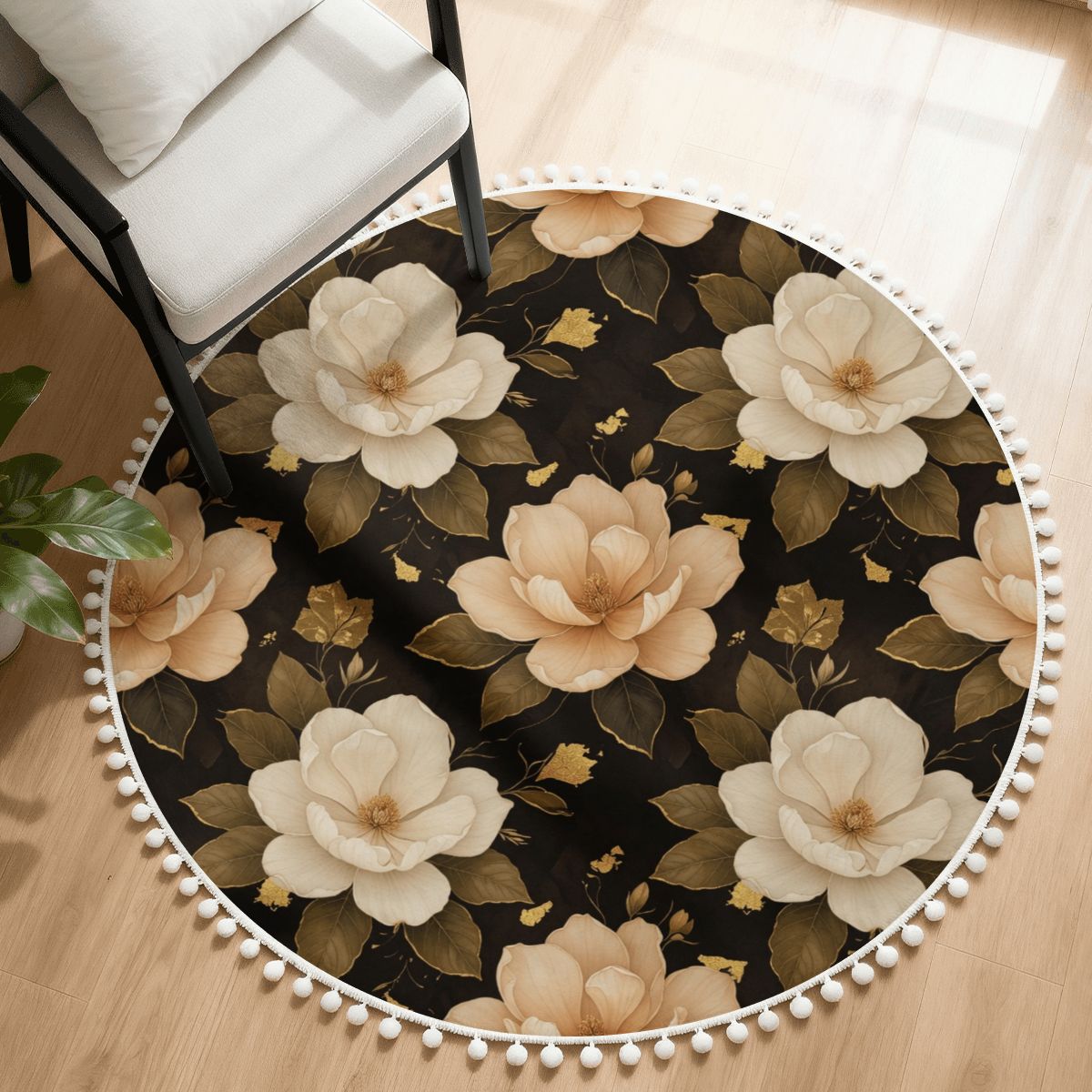 Magnolie Luxe — Dywan okrągły