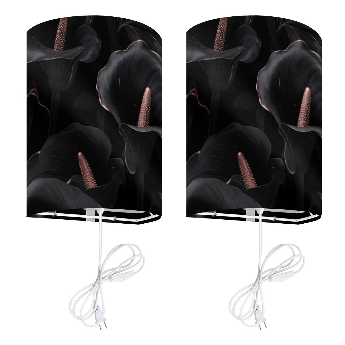 Plugin Wall Sconces Set of Two 30kalienoirv2aop