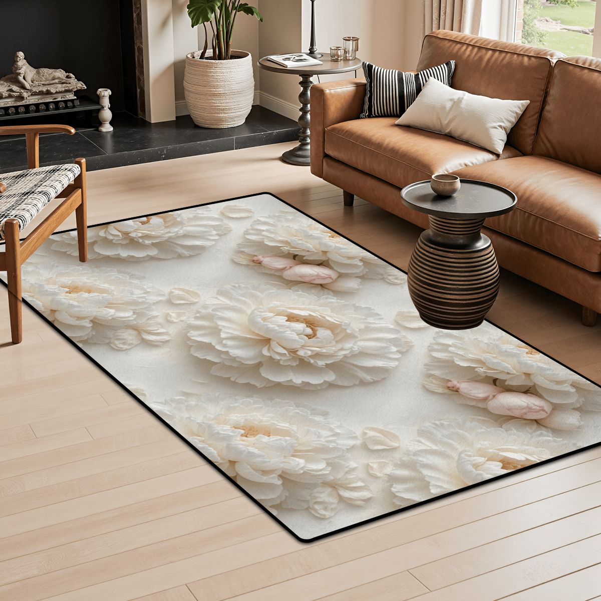 Peonie Biala — Rug