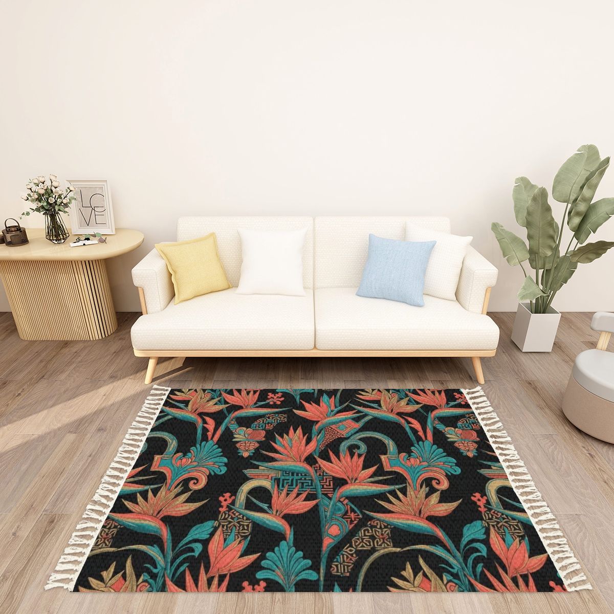 Rajski Ptak — Rug with tassels