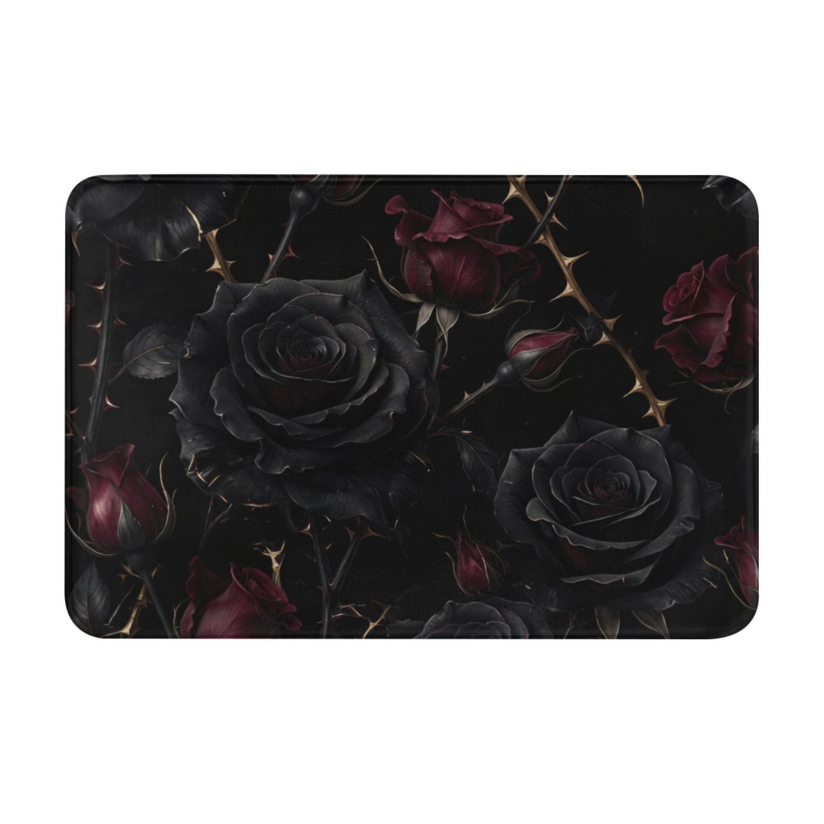 Noir Rose — Non-slip rug