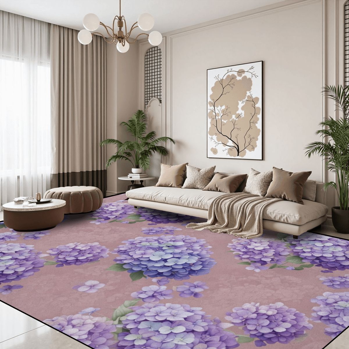 Large Area Rug Floor Carpet (7:5) 33hortensjedenseaop