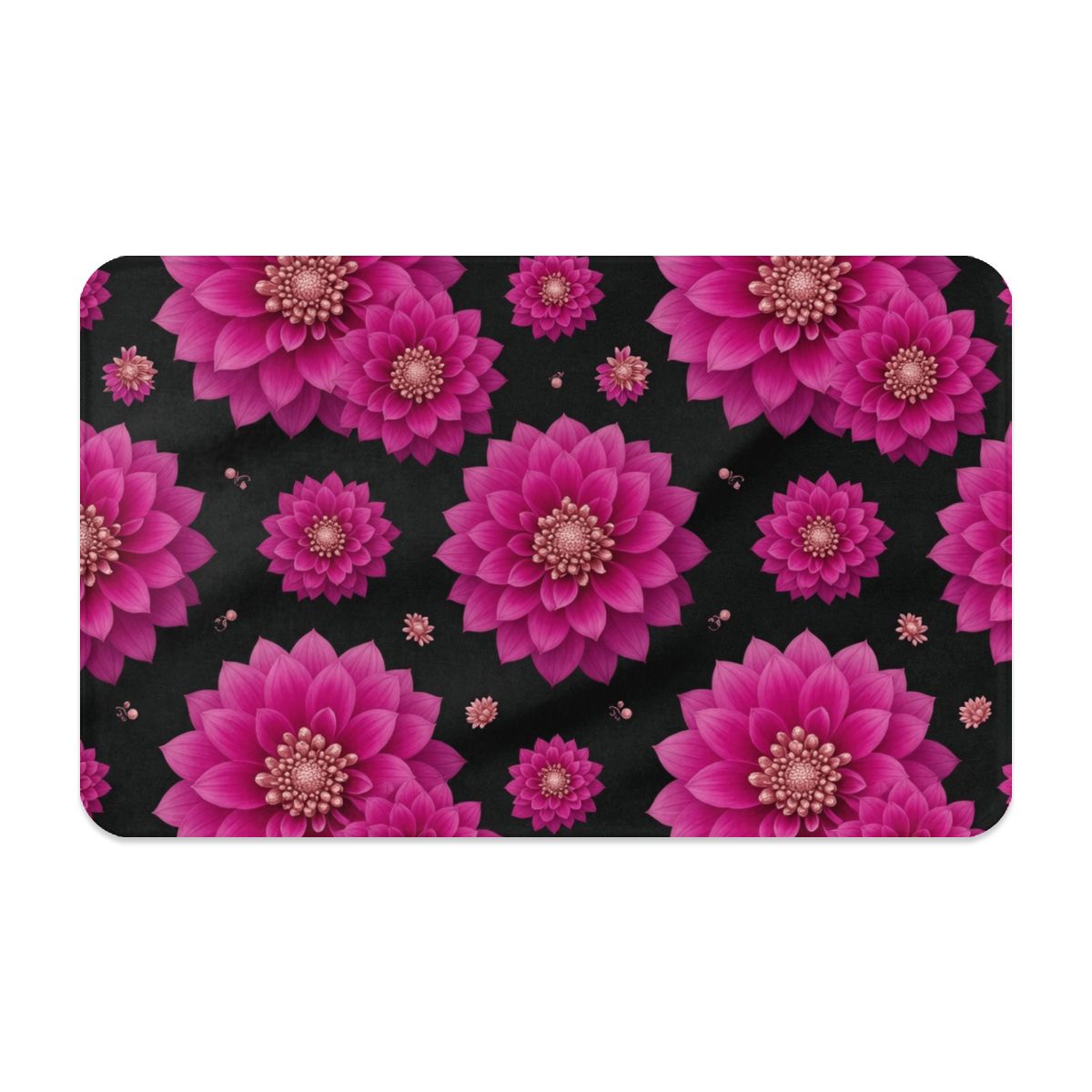 Dalie Fuksja — Non-slip rug