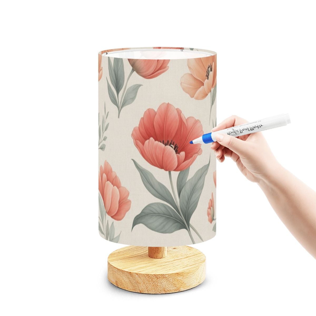 DIY Paintable Table Lamp (Made in USA) 14tulipanypeachaop