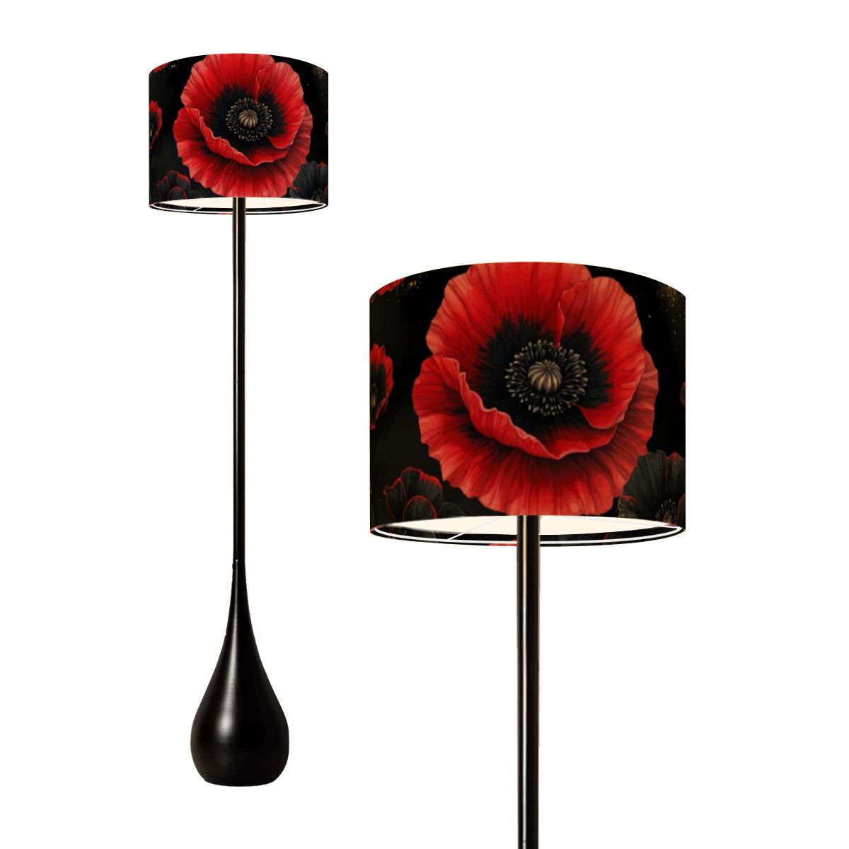 Teardrop Shaped Floor Lamp 17makinoiraop