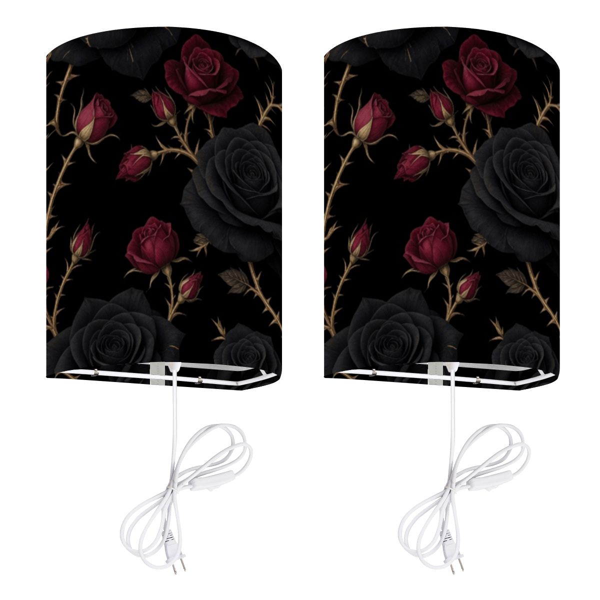 Plugin Wall Sconces Set of Two 34noirrosev2aop