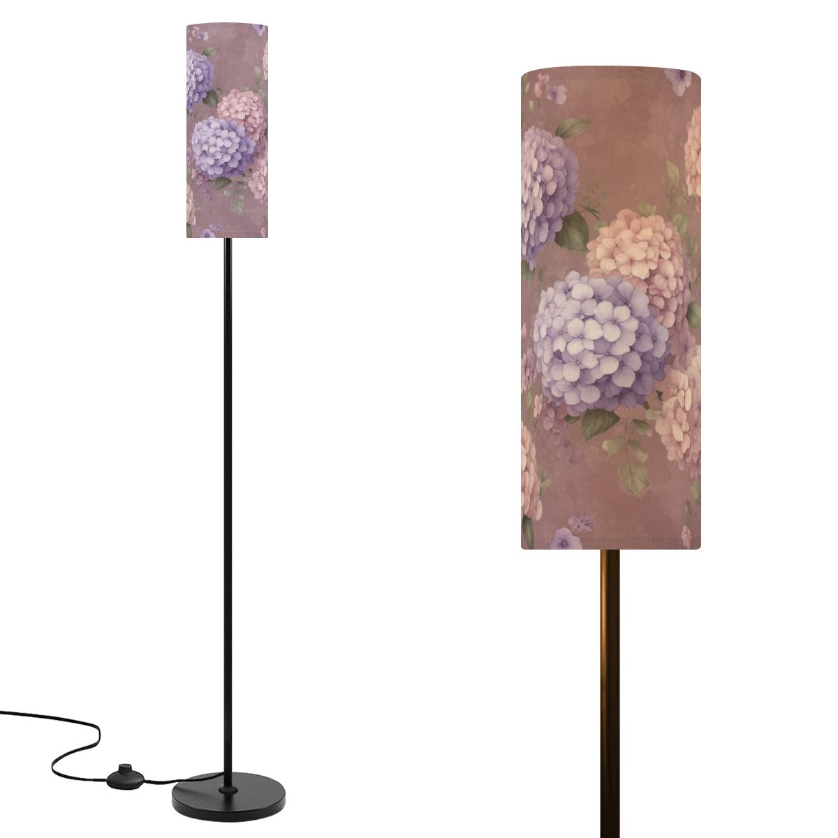 Hortensje Lawenda Ao — Lampa podłogowa