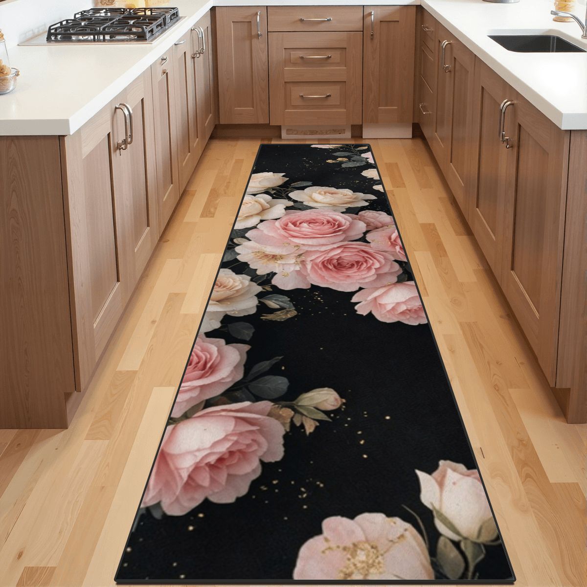 Runner Rug 24"x96" 27rozekaskadaaop