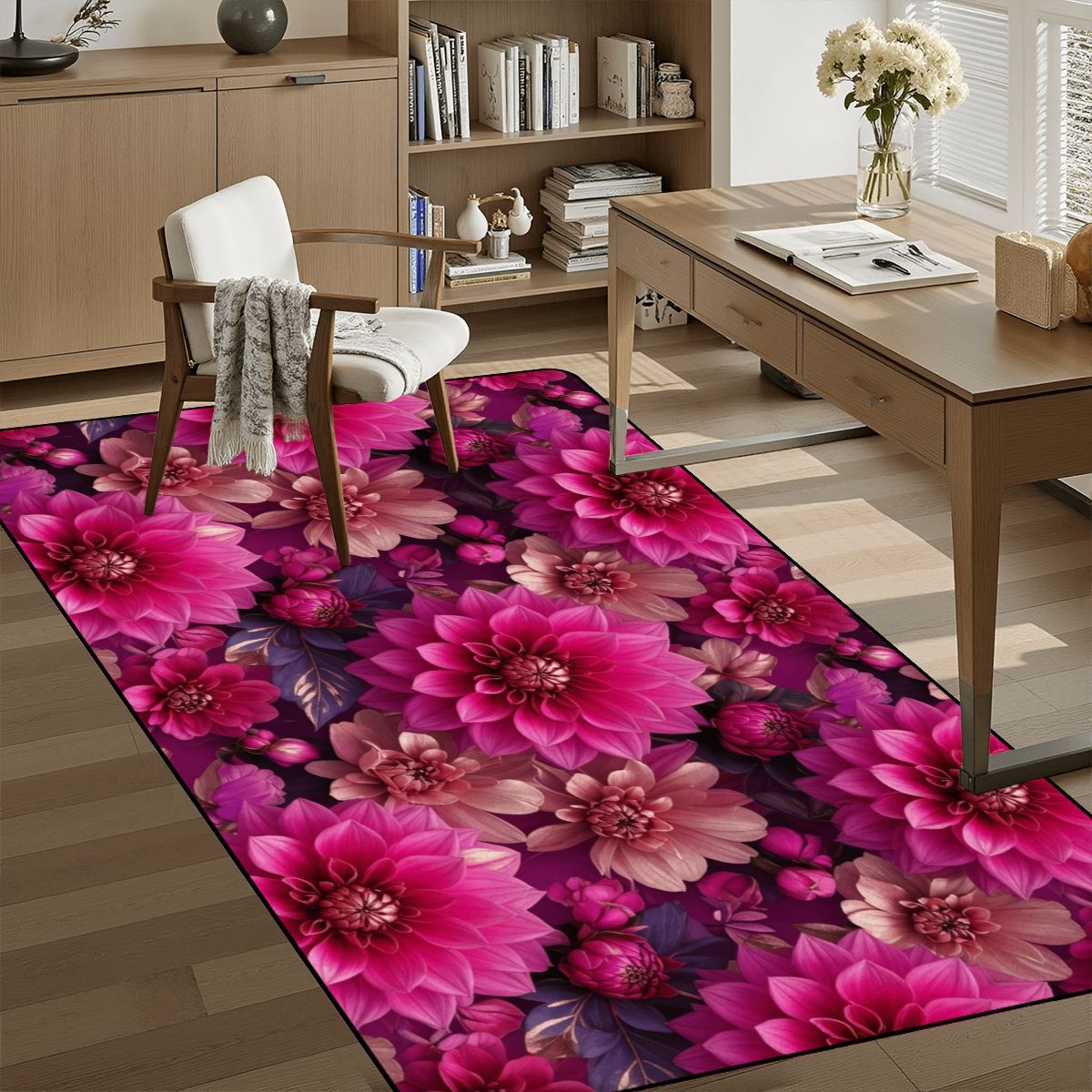 Dalie Fuksja — Runner rug
