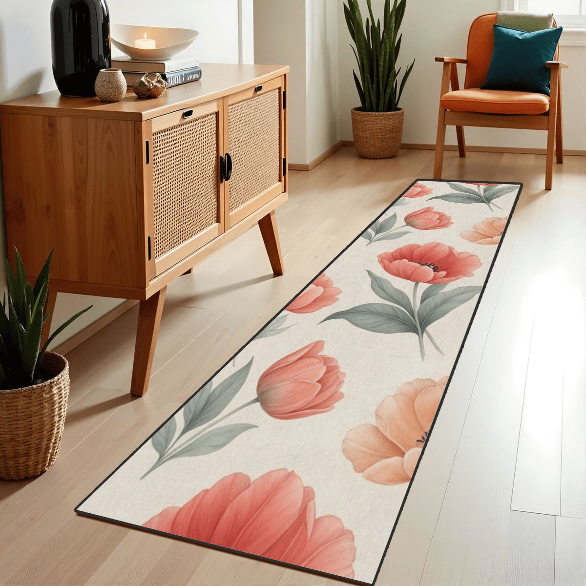 Runner Rug 24"x72" 14tulipanypeachaop