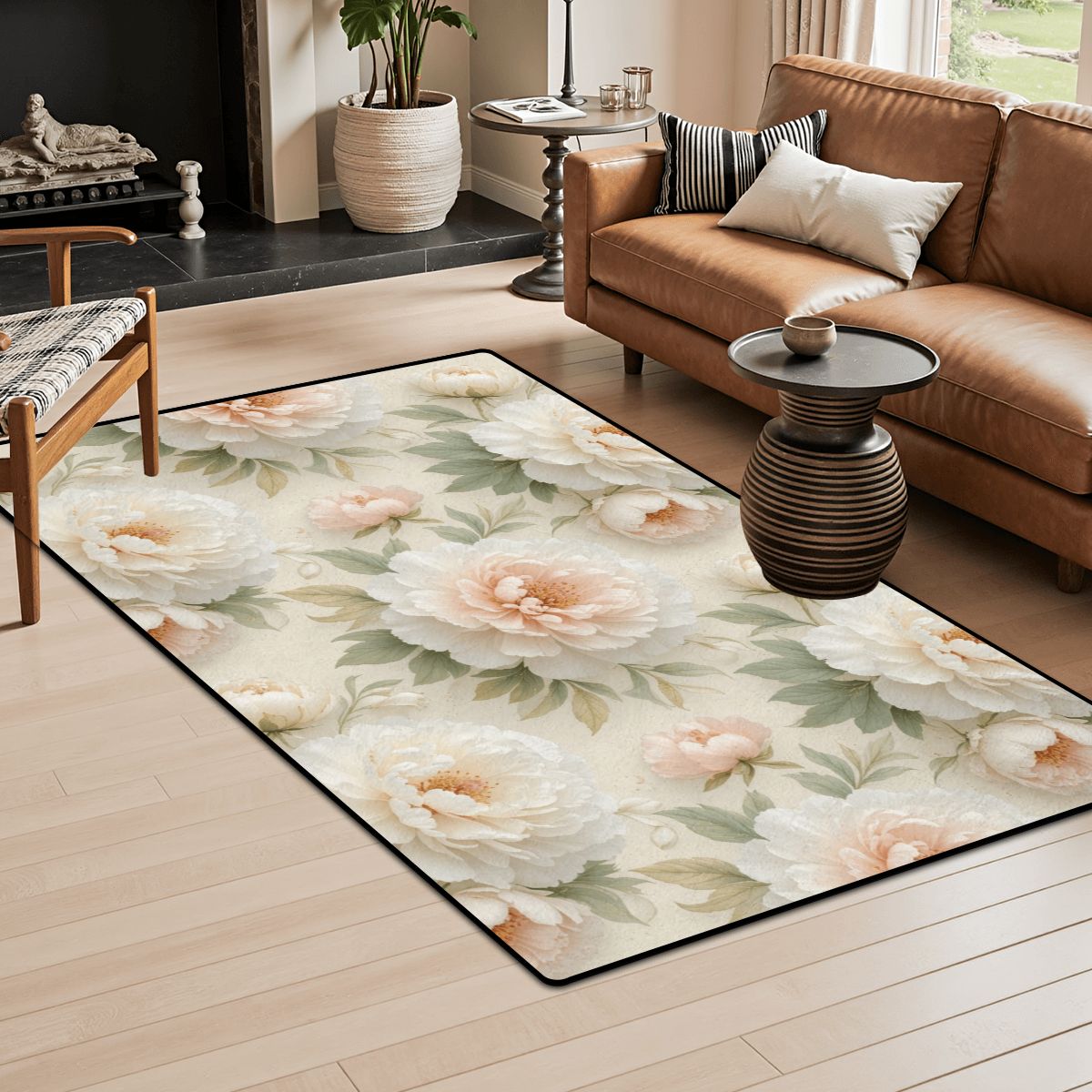 Peonie Biala — Rug