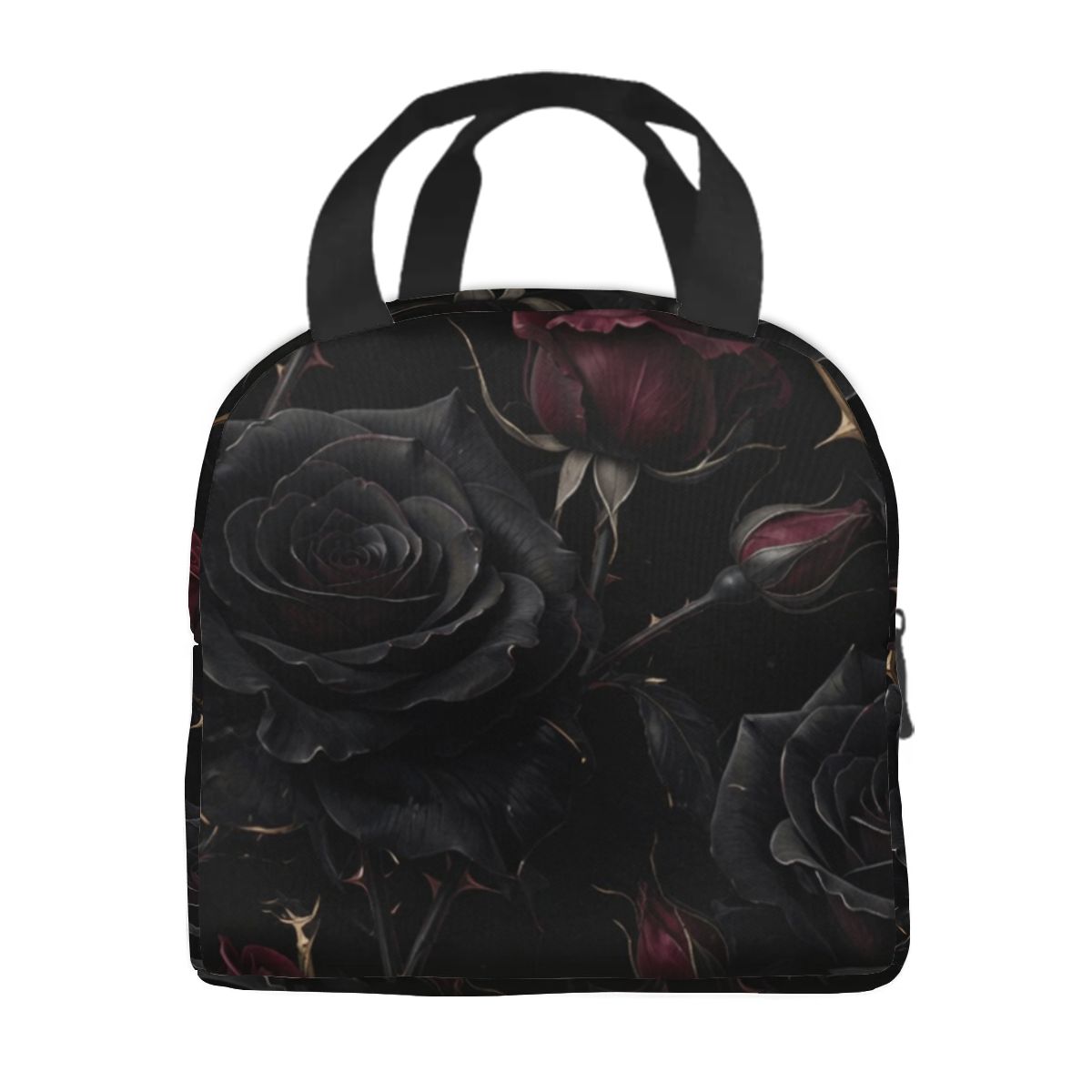 Noir Rose — Insulated lunch bag