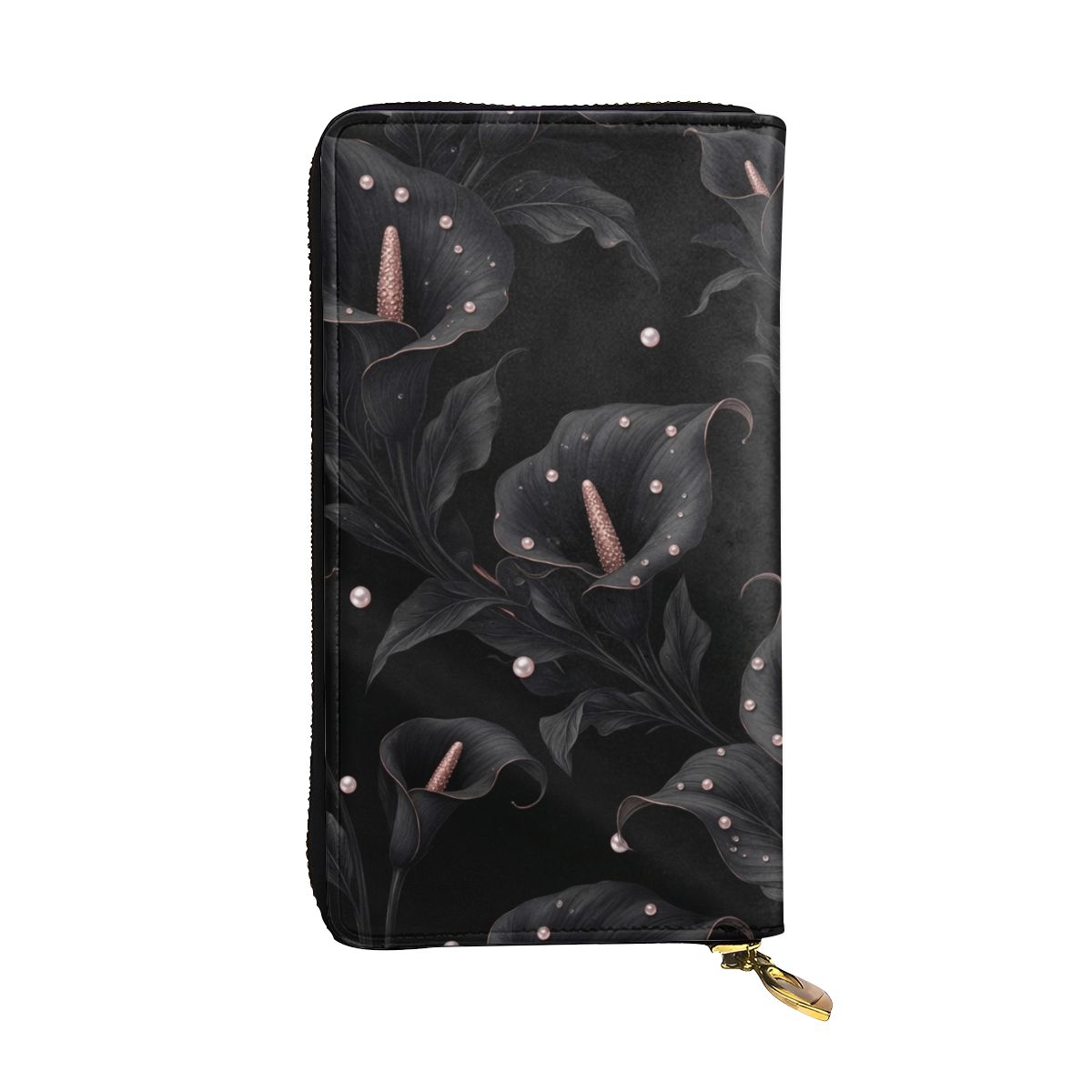 Vertical Leather Long Clutch Wallet 05kalienoiraop