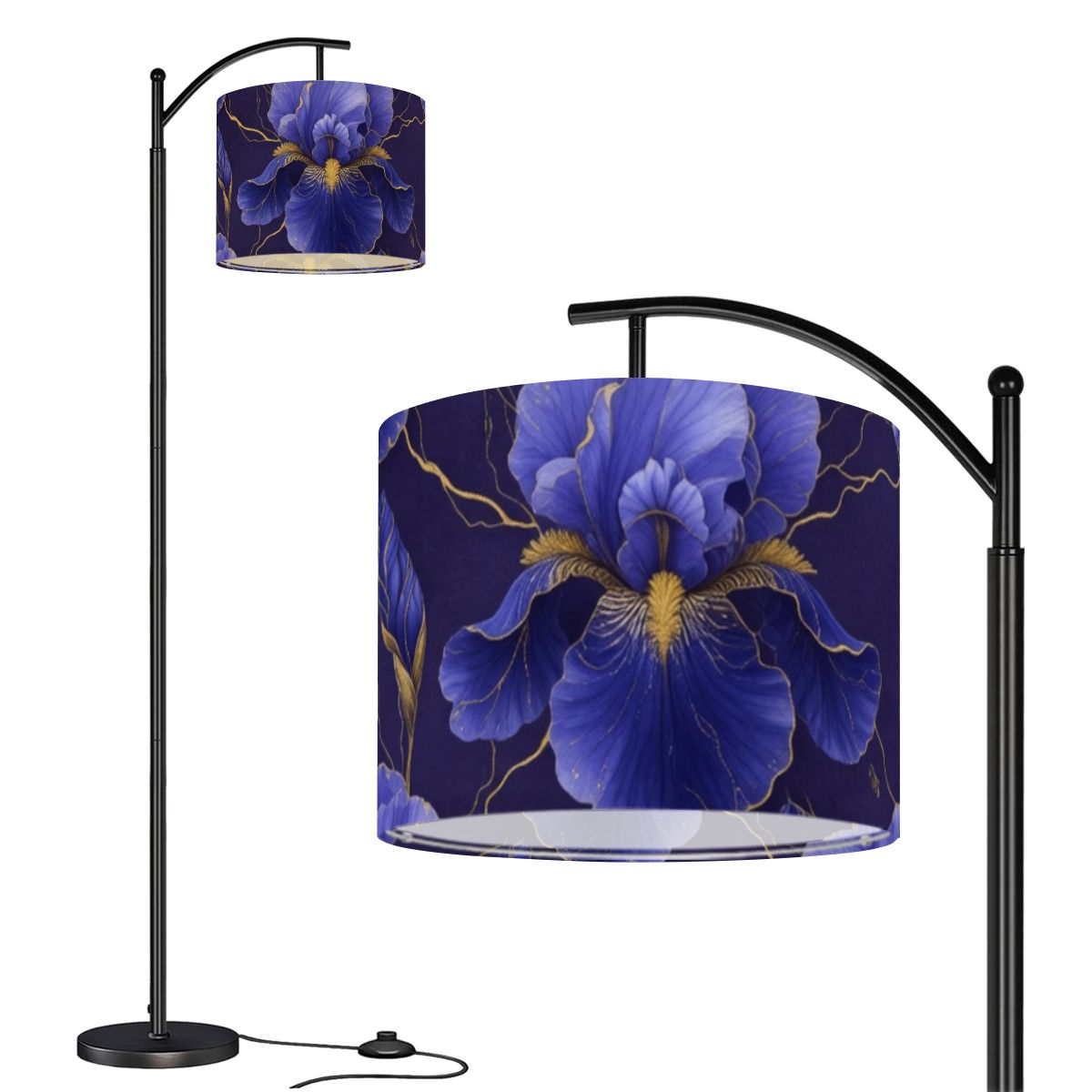 Irysy — Lampa podłogowa łukowa
