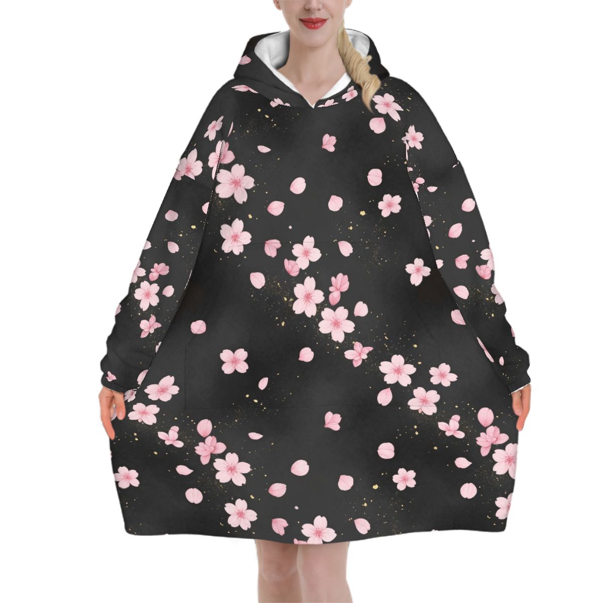 Adult Blanket Hoodie 06sakuradustaop